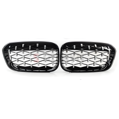 S-Dizayn Bmw 1 Serisi F20/F21 Ön Panjur Böbrek Parlak Siyah Çerçeveli Krom Diamond Model 2015-2019