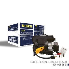 Niken Hava Kompresörü Metal Çift Silindir 150 Psı