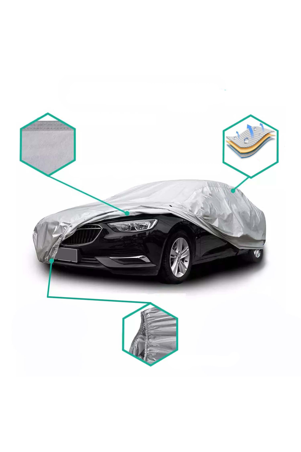 Volvo V60 Uyumlu Araca Özel Oto Brandası - Premium Araba Örtüsü Parça