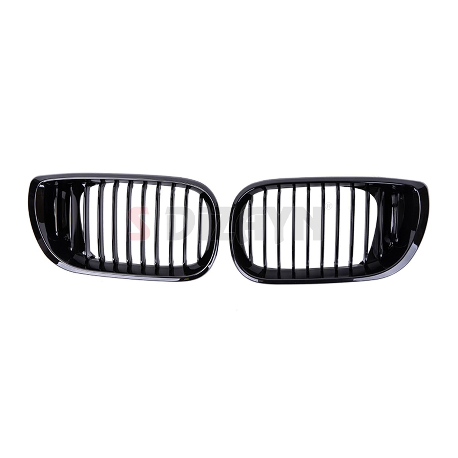 S-Dizayn Bmw 3 Serisi E46 Ön Panjur Böbrek Parlak Siyah Piano Black Düz Model 2002-2005