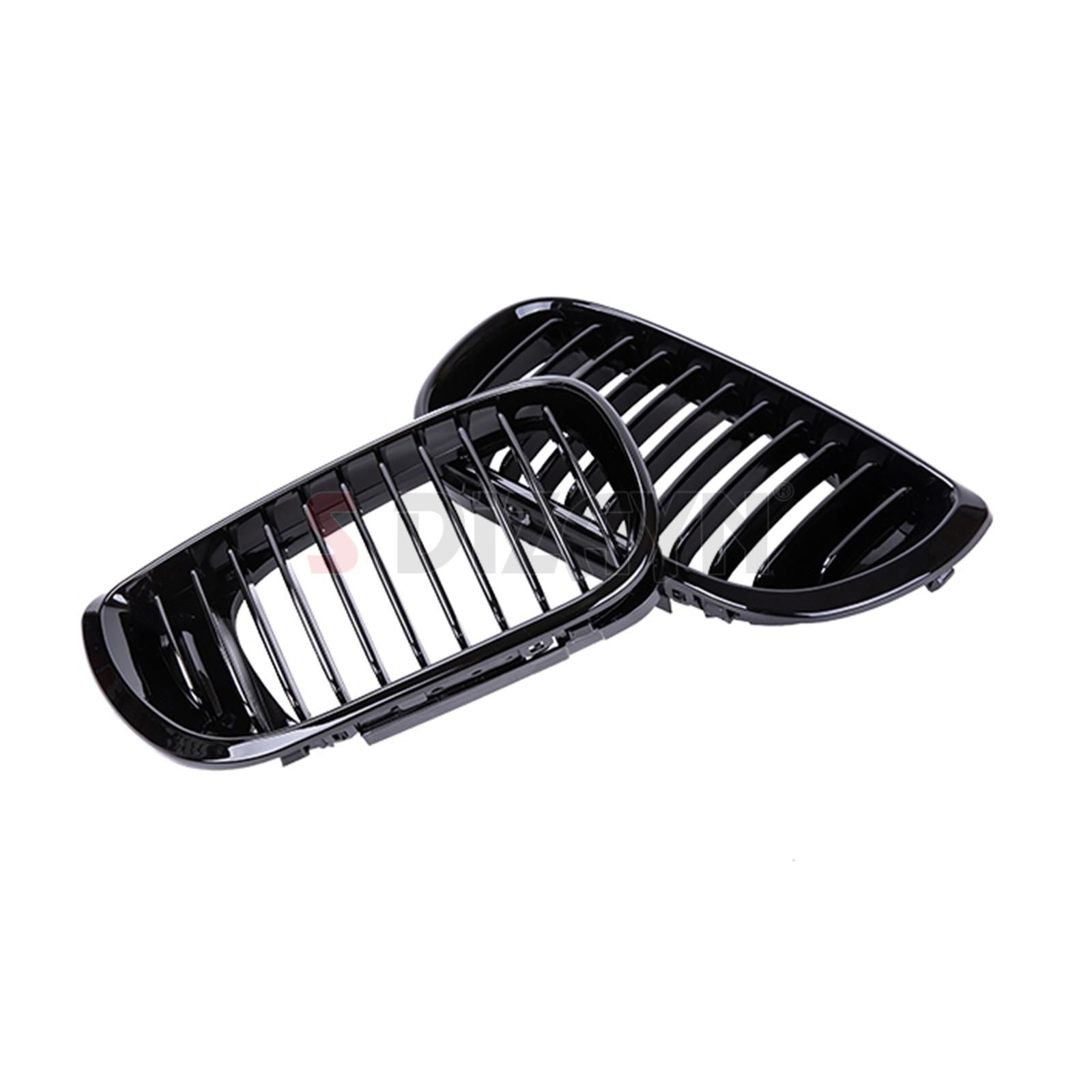 S-Dizayn Bmw 3 Serisi E46 Ön Panjur Böbrek Parlak Siyah Piano Black Düz Model 2002-2005