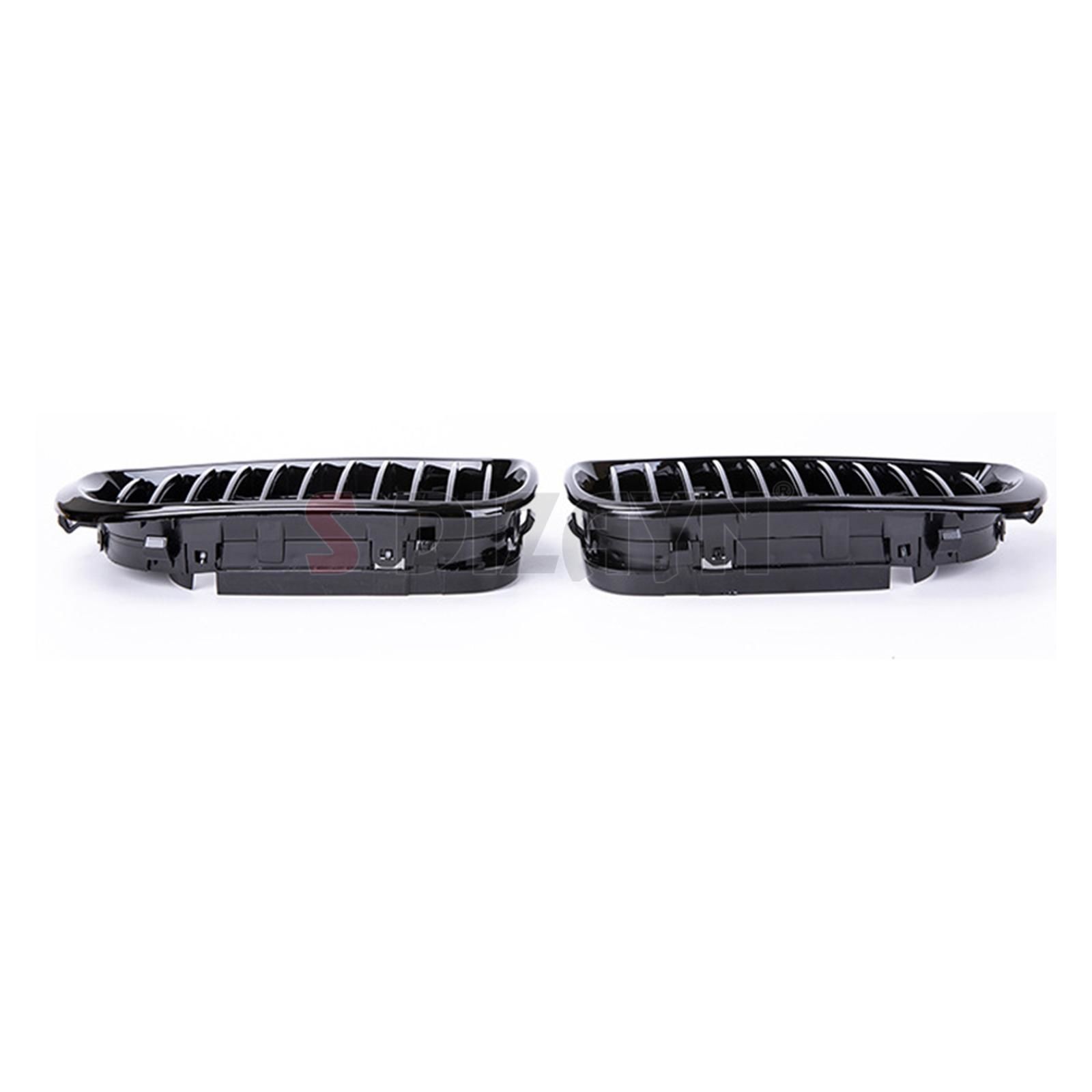 S-Dizayn Bmw 3 Serisi E46 Ön Panjur Böbrek Parlak Siyah Piano Black Düz Model 2002-2005
