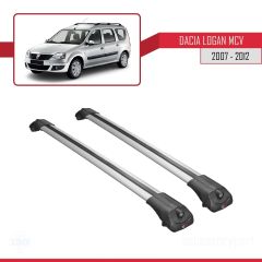 Dacia Logan MCV 2007-2012 Arası ile uyumlu ACE-1 Ara Atkı Tavan Barı GRİ