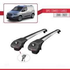 Opel Combo (E) PANELVAN 2019-2022 Arası ile uyumlu ACE-1 Ara Atkı Tavan Barı GRİ