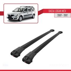 Dacia Logan MCV 2007-2012 Arası ile uyumlu ACE-1 Ara Atkı Tavan Barı SİYAH