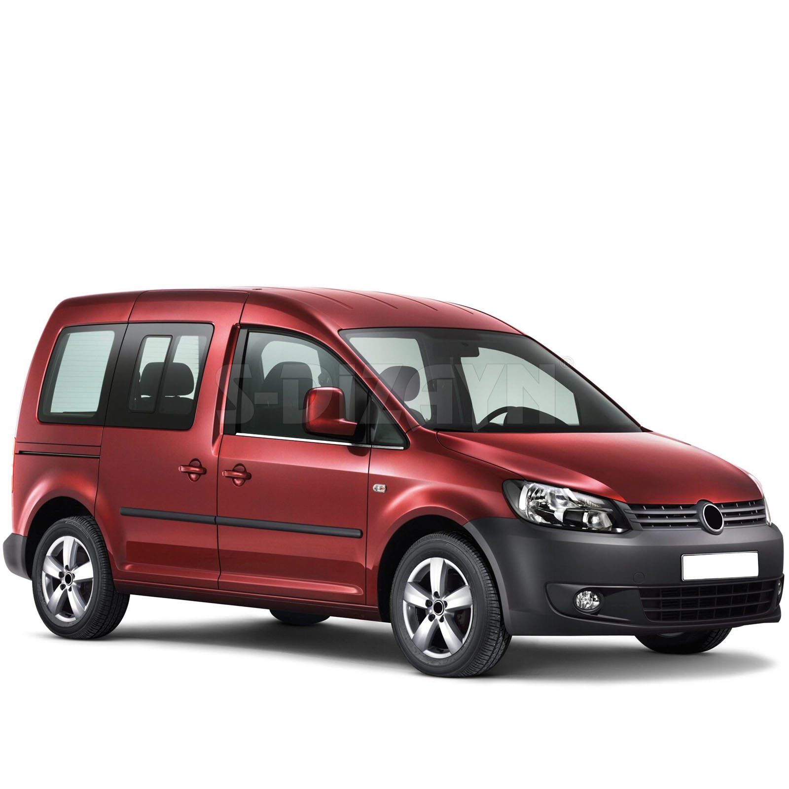 Volkswagen Caddy Uyumlu Krom Cam Çıtası 4 Parça 2004-2015