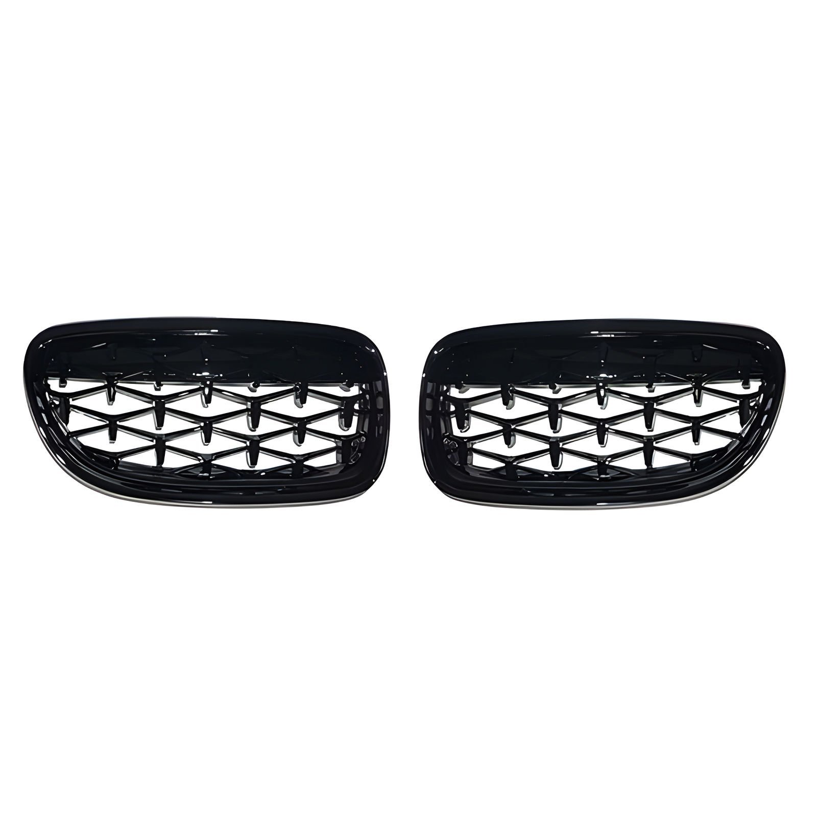 S-Dizayn Bmw 3 Serisi E90/E91 Ön Panjur Böbrek Parlak Siyah Piano Black Diamond Model 2009-2012