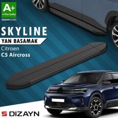 S-Dizayn Citroen C5 Aircross Skyline Siyah Yan Basamak 193 Cm 2017 Üzeri A+ Kalite