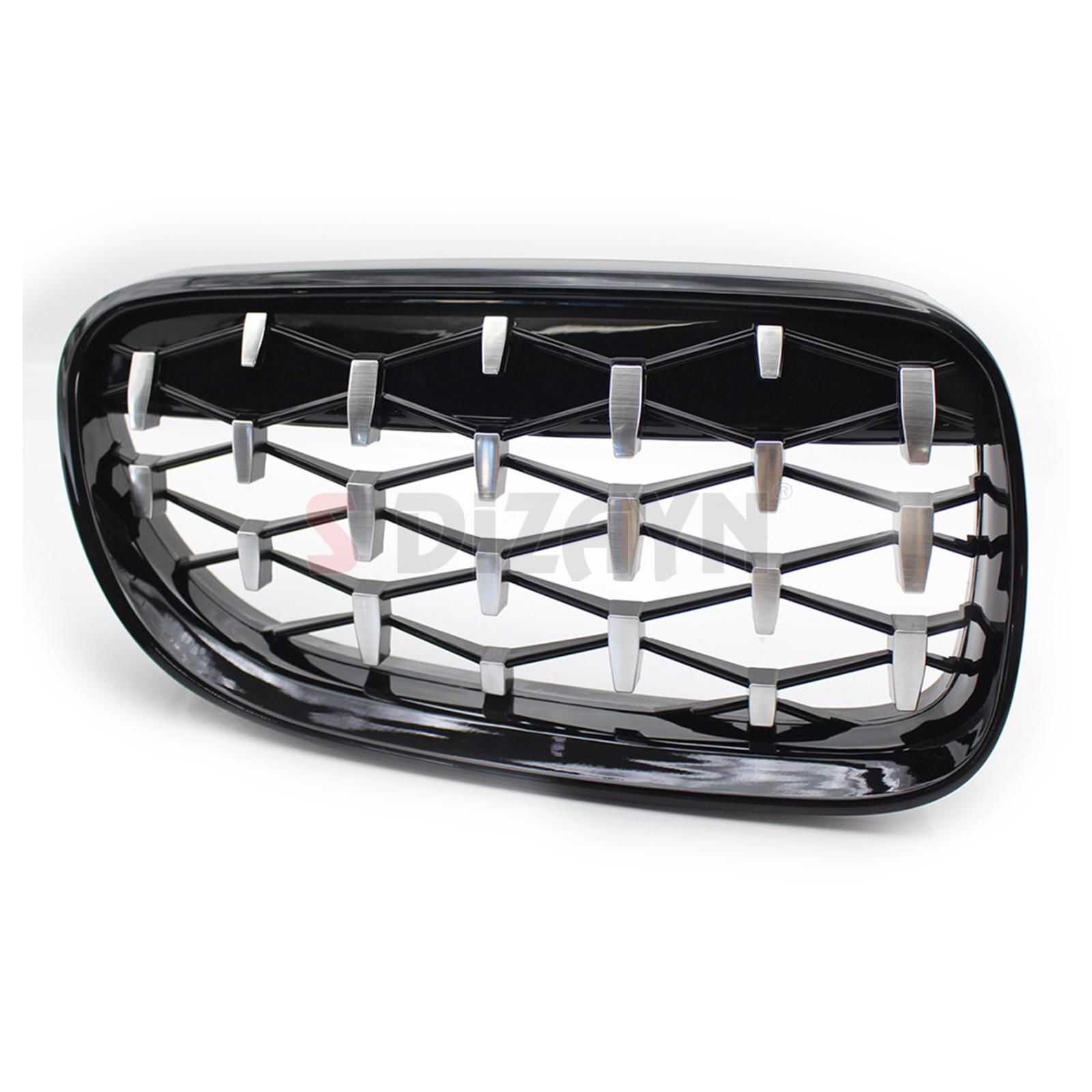 S-Dizayn Bmw 3 Serisi Coupe E92/E93 Coupe Ön Panjur Böbrek Parlak Siyah Çerçeveli Krom Diamond Model 2010-2014