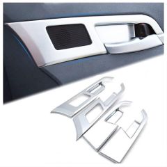 Hyundai Elantra Uyumlu 2016-2019 İç Kapı Kolu Kaplama - Silver (ABS)