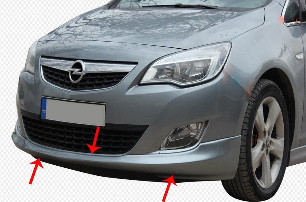 Opel Astra Uyumlu J Hatchback Ön Tampon Altı Fiber 2010 Ve Sonrası