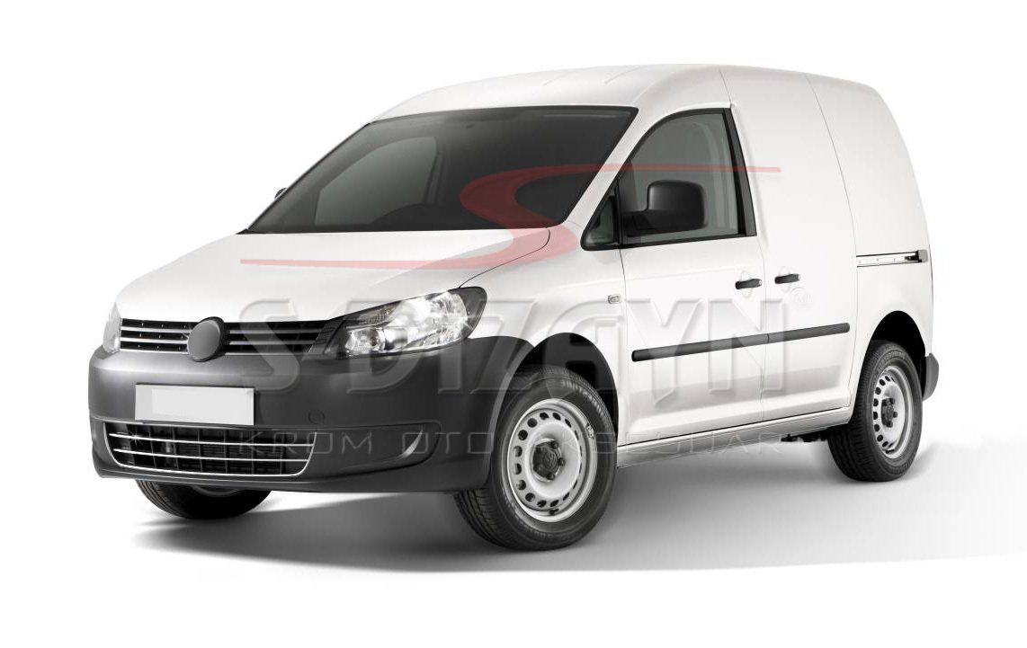 Volkswagen Caddy Uyumlu Krom Ön Tampon Çıtası Trendline 3 Parça 2010-2015