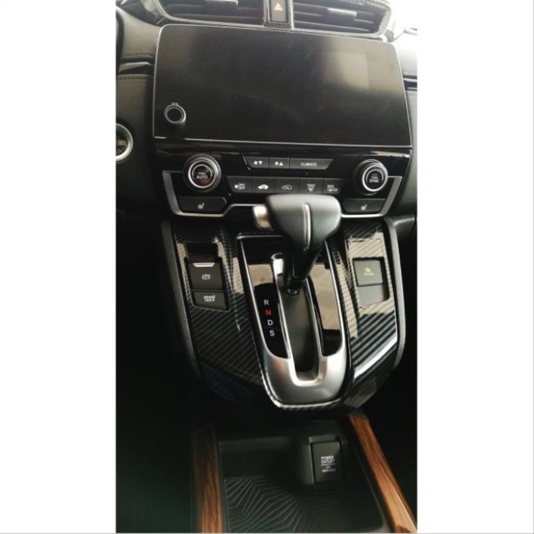 Honda Cr-V Uyumlu 2018-2021 Vites Konsol Kaplaması Karbon