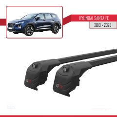 Hyundai Santa Fe (TM) 2019-2023 Arası ile uyumlu ACE-2 Ara Atkı Tavan Barı SİYAH