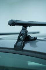 Jaguar I-Pace 2018 ve Sonrası Turtle Mexfit Oluklu ara atkı tavan barı SİYAH