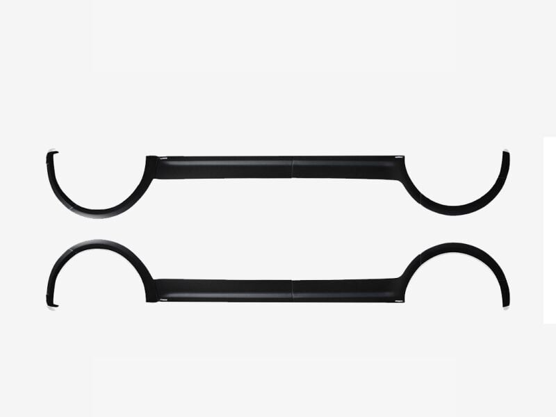 VOLKSWAGEN CADDY 2015 Set 12 Parça Çamurluk Kaplama Siyah Mat Asa Kum Desen Uzun Şase Soldan Sürgülü