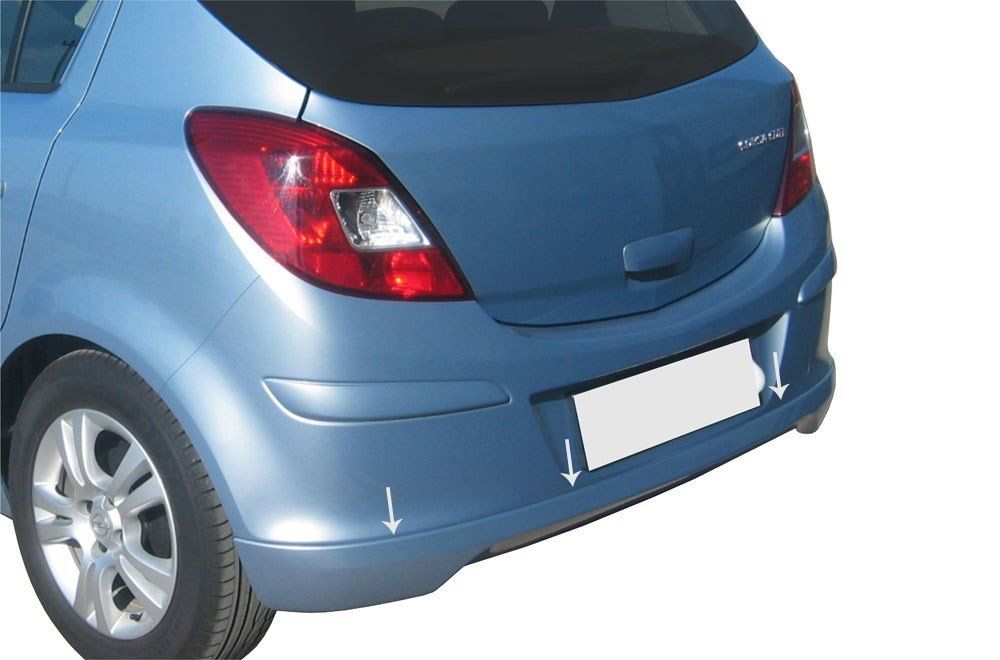 Opel Corsa Uyumlu D Arka Tampon Altı (5 Kapı Md) Fiber 2007 Ve Sonrası