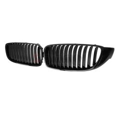 S-Dizayn Bmw 4 Serisi F32/F33/F36 Ön Panjur Böbrek Parlak Siyah Piano Black Düz Model 2012-2017