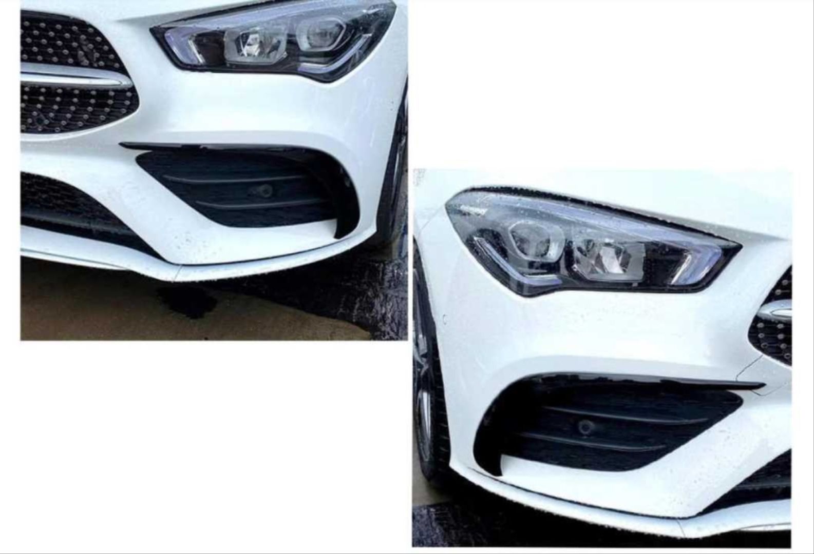 Mercedes W118 Uyumlu Cla 2020+ Ön Tampon Yan Bıçakları - 2 Parça