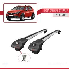 Dacia Sandero STEPWAY 2008-2012 Arası ile uyumlu ACE-1 Ara Atkı Tavan Barı GRİ