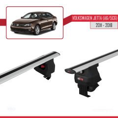 Volkswagen Jetta (A6/5C6) 2011-2018 Arası ile uyumlu ACE-4 Ara Atkı Tavan Barı GRİ