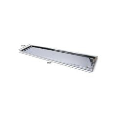 Plakalık Paslanmaz Krom Metal  / Daply45