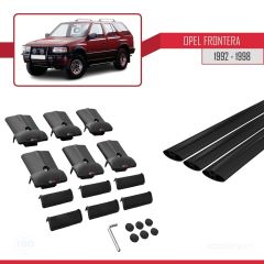 Opel Frontera 1992-1998 Arası ile Uyumlu FLY Model Ara Atkı Tavan Barı SİYAH 3 ADET BAR