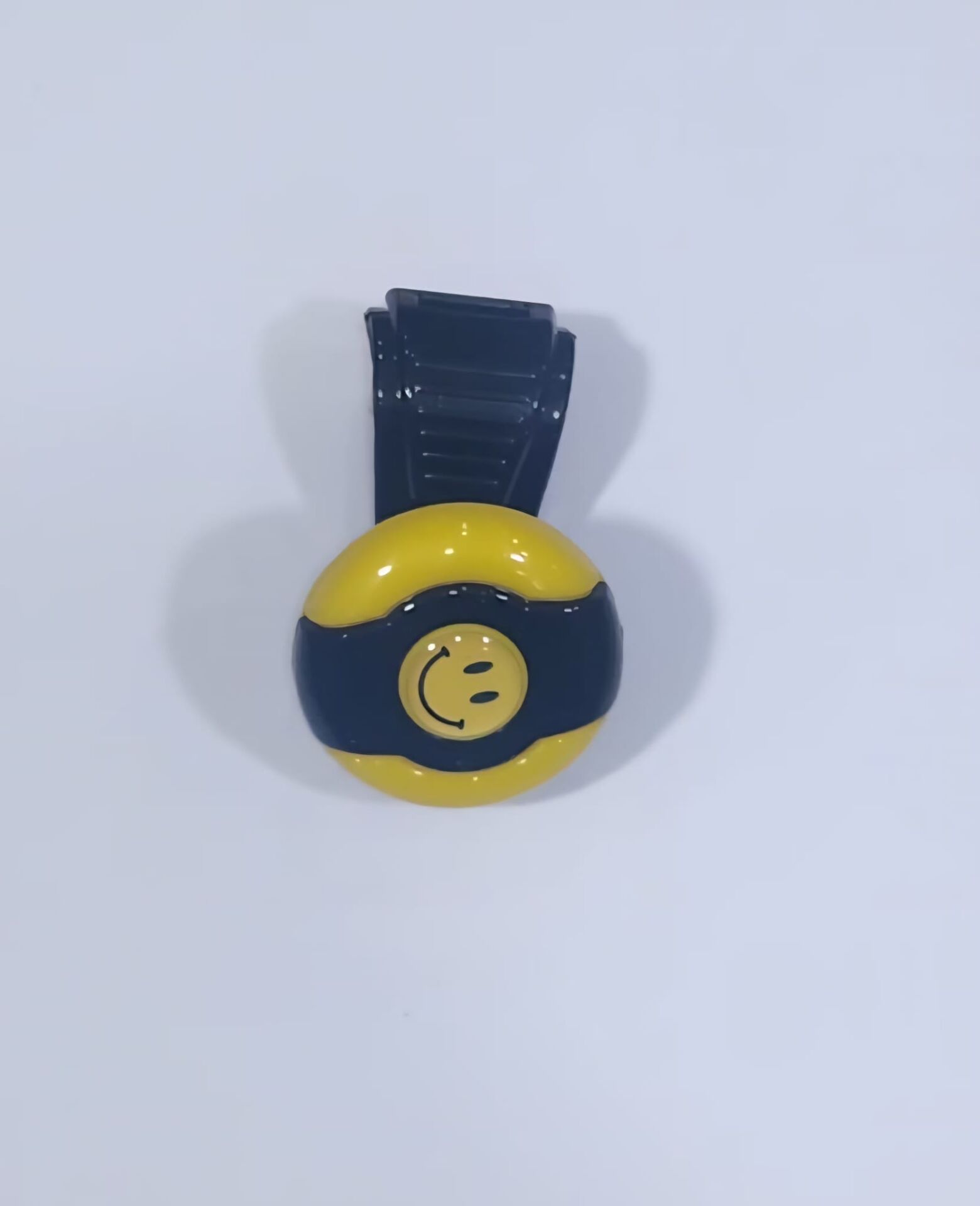 Sarı-Siyah Dönebilen Vites Topuzu Gülen Yüz Stickerlı