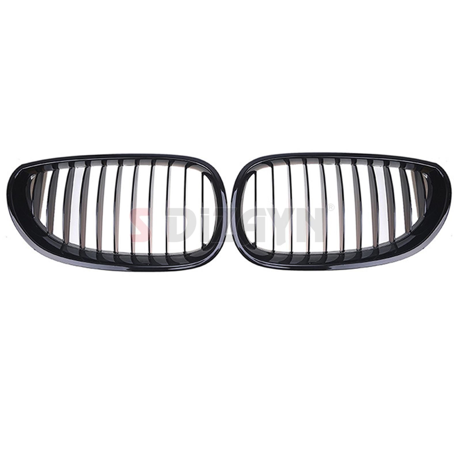 S-Dizayn Bmw 5 Serisi E60/E61 Ön Panjur Böbrek Parlak Siyah Piano Black Düz Model 2003-2009