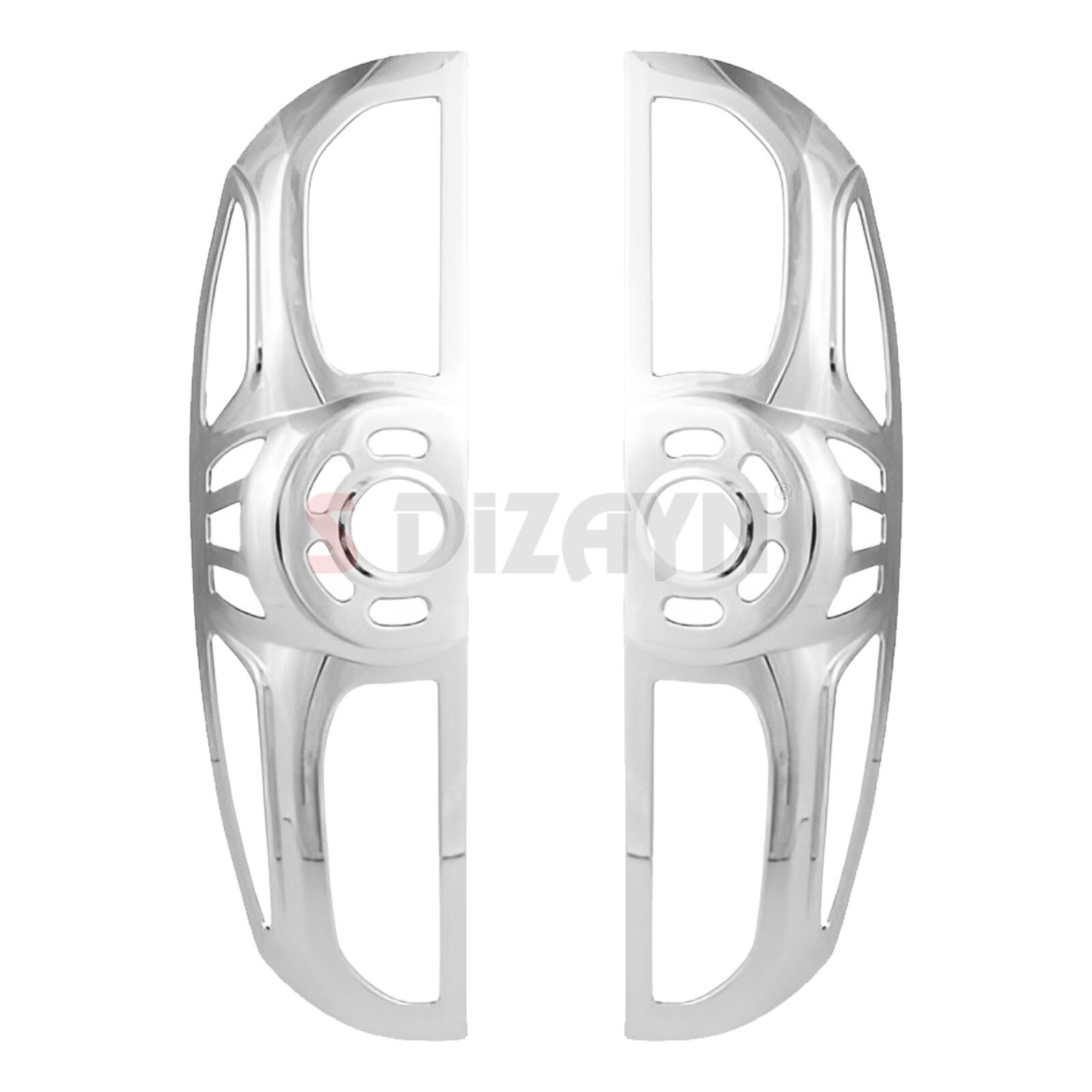 S-Dizayn Fiat Doblo Abs Krom Stop Çerçevesi 2 Prç 2010-2015