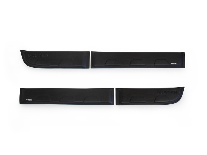 DACIA DUSTER 2010 Set 4 Parça Kapı Kaplama Siyah Mat Asa Kum Desen Yazılı Desen 1