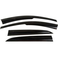 Sunplex Hyundai Uyumlu Elantra 2011-2015 4 Lü Set Cam Rüzgarlığı Ön Ve Arka Parça