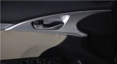 Honda Civic Uyumlu Fc5 2016-2020 İç Kapı Kolu Çerçevesi Silver Kalın