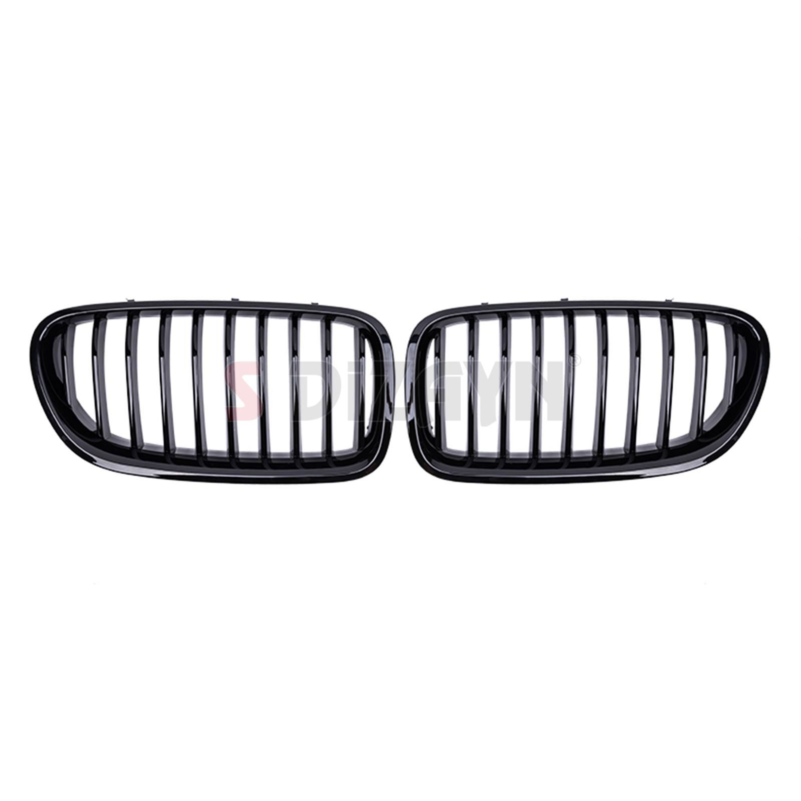 S-Dizayn Bmw 5 Serisi F10/F11/F18 Ön Panjur Böbrek Parlak Siyah Piano Black Düz Model 2010-2016