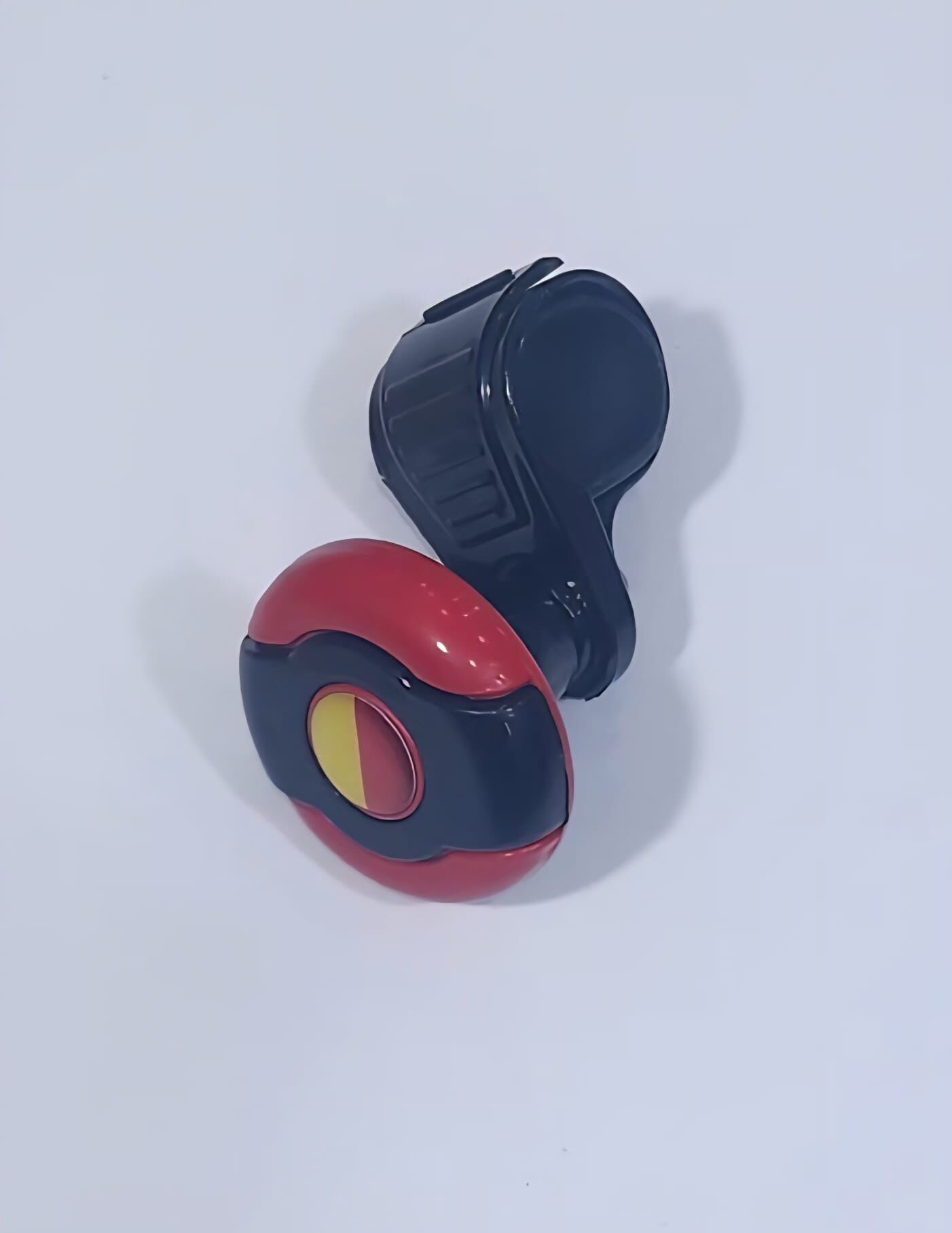 Kırmızı-Siyah Dönebilen Vites Topuzu Sarı Kırmızı Stickerlı