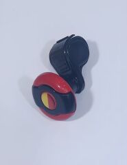 Kırmızı-Siyah Dönebilen Vites Topuzu Sarı Kırmızı Stickerlı