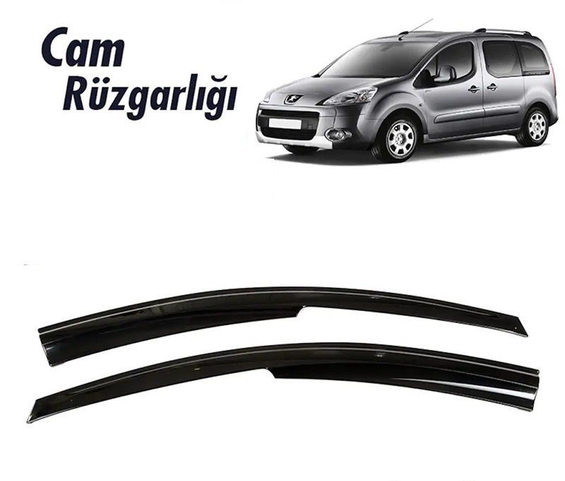 Peugeot Partner Uyumlu Tepee 2008 2019 Araca Özel Sunplex Cam Rüzgarlığı