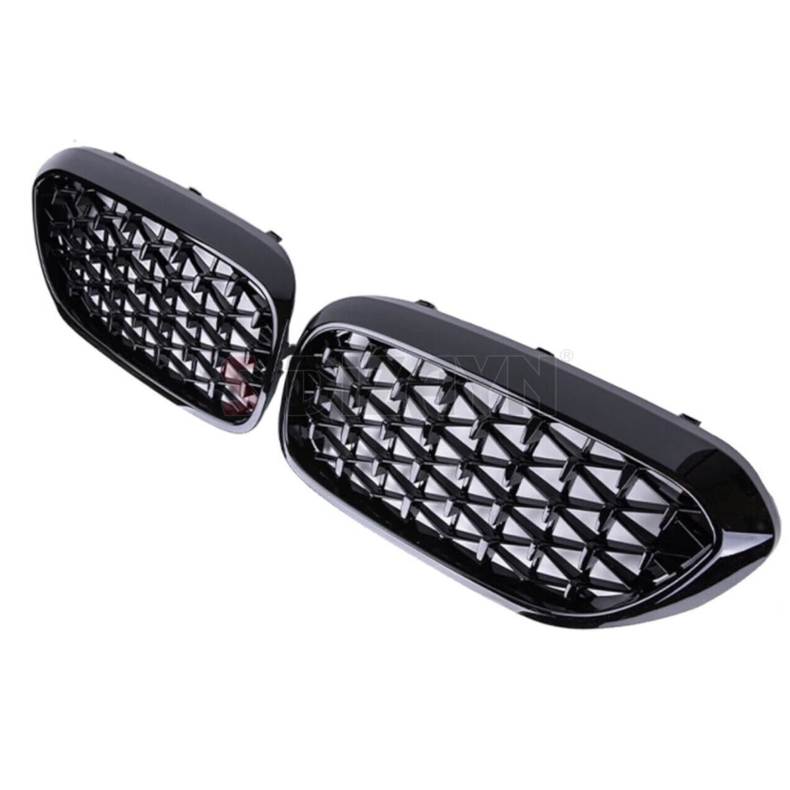 S-Dizayn Bmw 5 Serisi G30/G38 Ön Panjur Böbrek Parlak Siyah Piano Black Diamond Model 2017 Üzeri