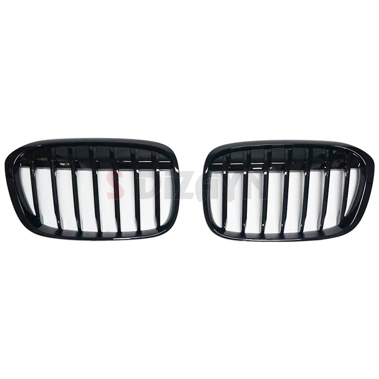 S-Dizayn Bmw X1 F48/F49 Ön Panjur Böbrek Parlak Siyah Piano Black Düz Model 2016 Üzeri