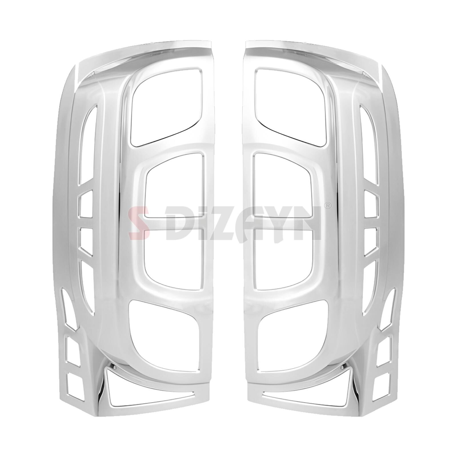 S-Dizayn Fiat Fiorino Abs Krom Stop Çerçevesi 2 Prç 2008 Üzeri