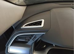 Honda Civic Uyumlu Fc5 2016-2020 Hava Menfez Kaplama 2 Parça - Silver
