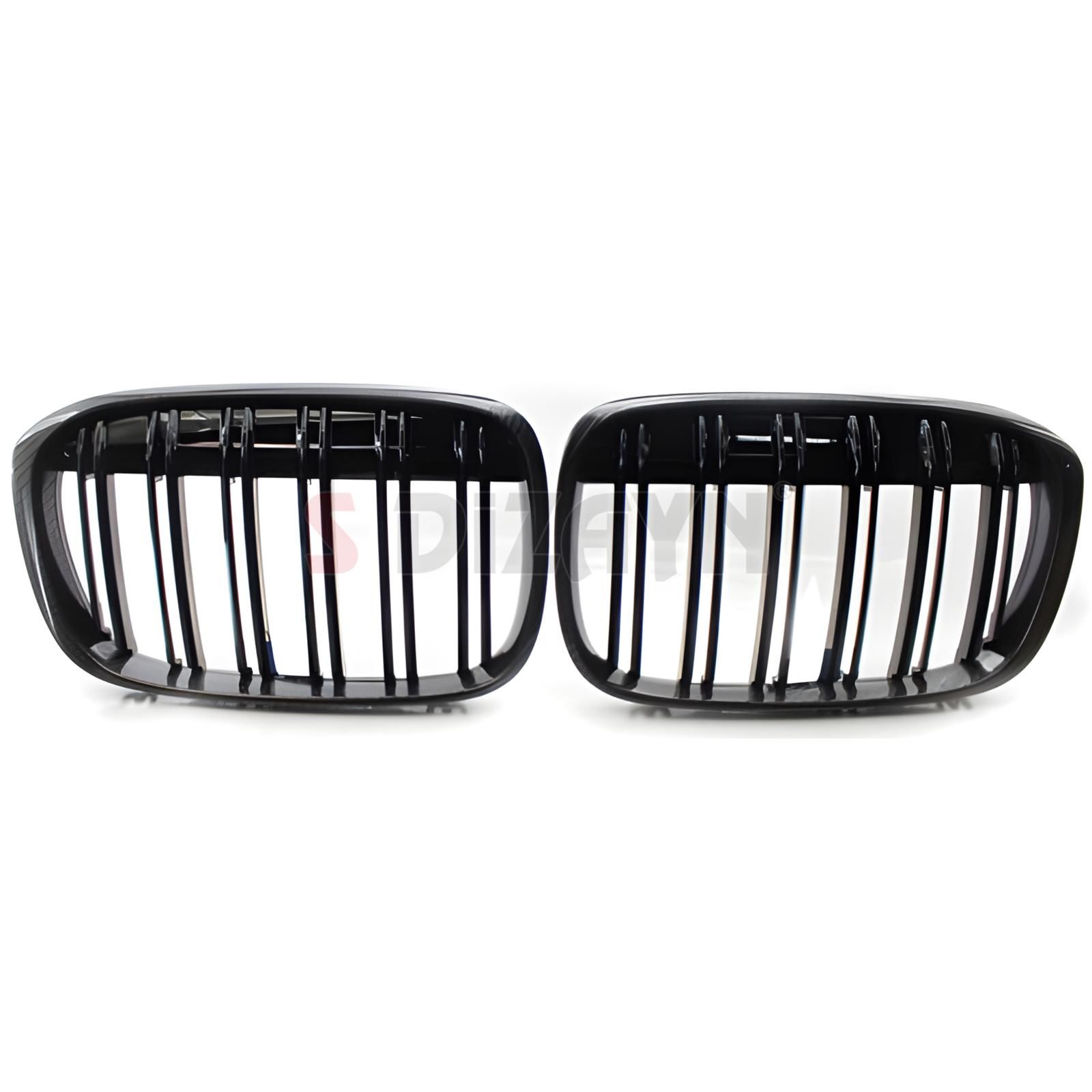 S-Dizayn Bmw X1 F48/F49 Ön Panjur Böbrek Parlak Siyah Piano Black M X1 Model 2016 Üzeri