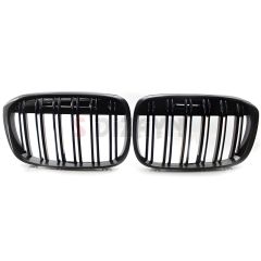 S-Dizayn Bmw X1 F48/F49 Ön Panjur Böbrek Parlak Siyah Piano Black M X1 Model 2016 Üzeri
