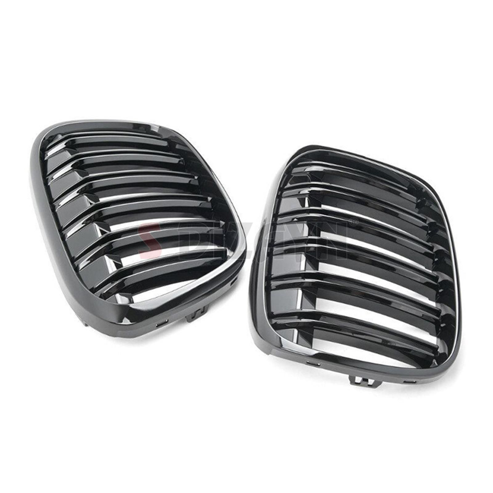 S-Dizayn Bmw X1 F48/F49 Ön Panjur Böbrek Parlak Siyah Piano Black M X1 Model 2016 Üzeri