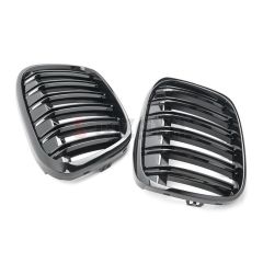 S-Dizayn Bmw X1 F48/F49 Ön Panjur Böbrek Parlak Siyah Piano Black M X1 Model 2016 Üzeri