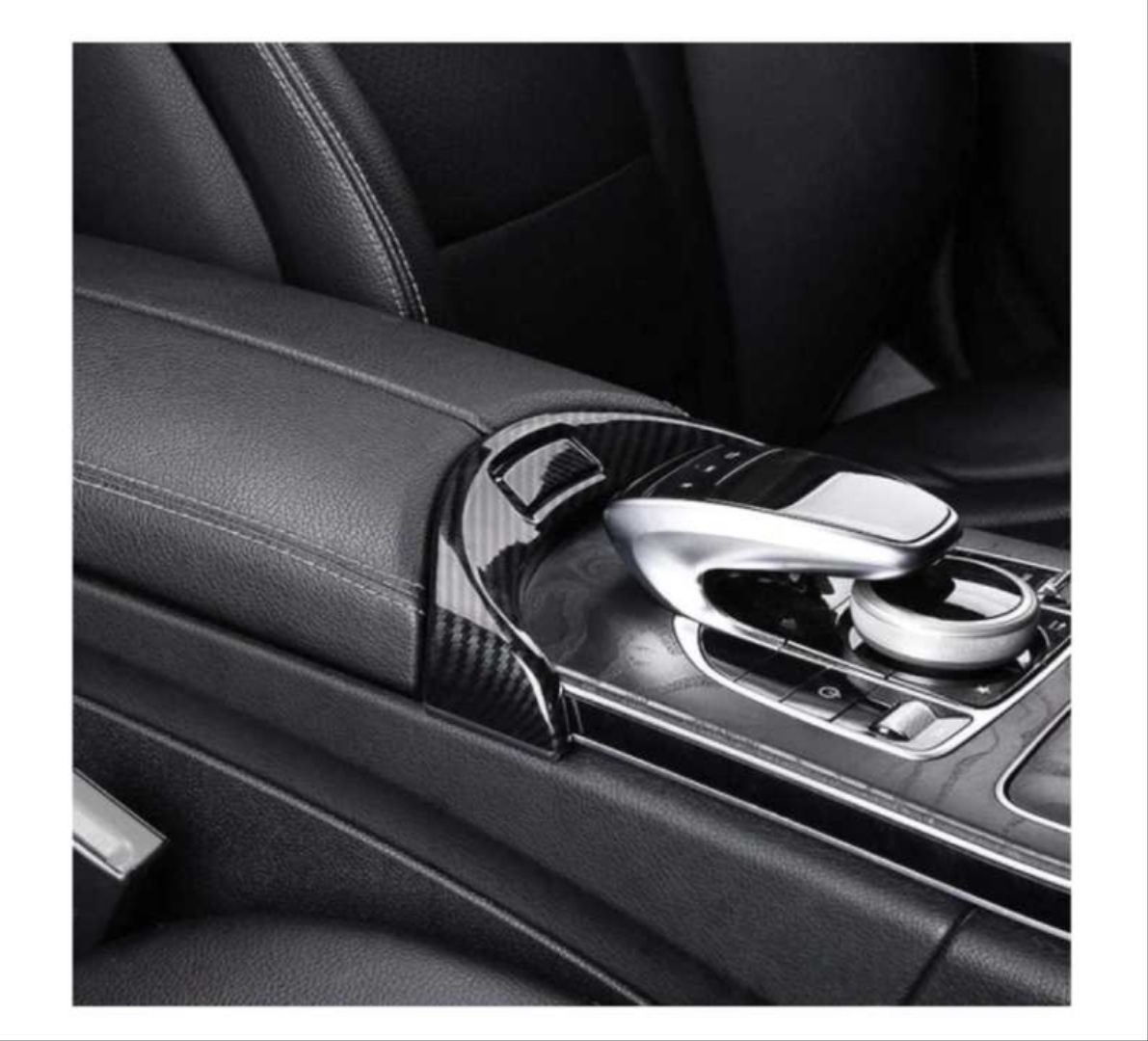 W205 C Serisi için Uyumlu Kol Dayama Ön Parça Karbon