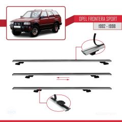 Opel Frontera Sport 1992-1998 Arası ile uyumlu Basic Model Ara Atkı Tavan Barı GRİ 3 ADET