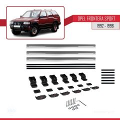Opel Frontera Sport 1992-1998 Arası ile uyumlu Basic Model Ara Atkı Tavan Barı GRİ 3 ADET
