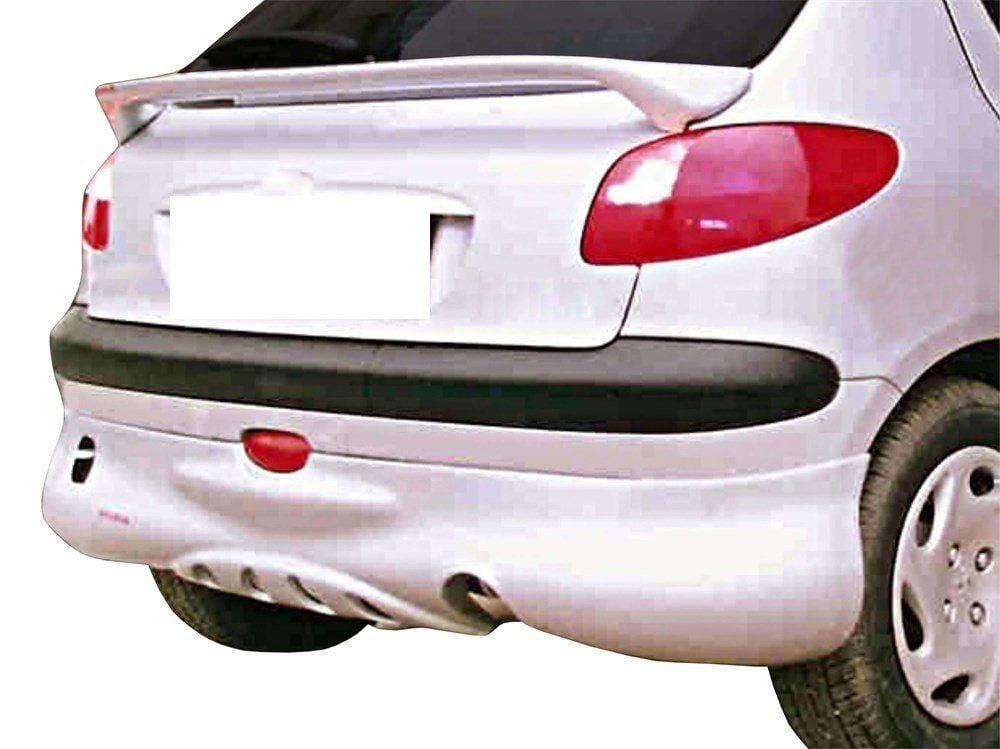 Peugeot 206 Uyumlu Arka Tampon Altı Telli (3 Kapı) Fiber 1998-2012
