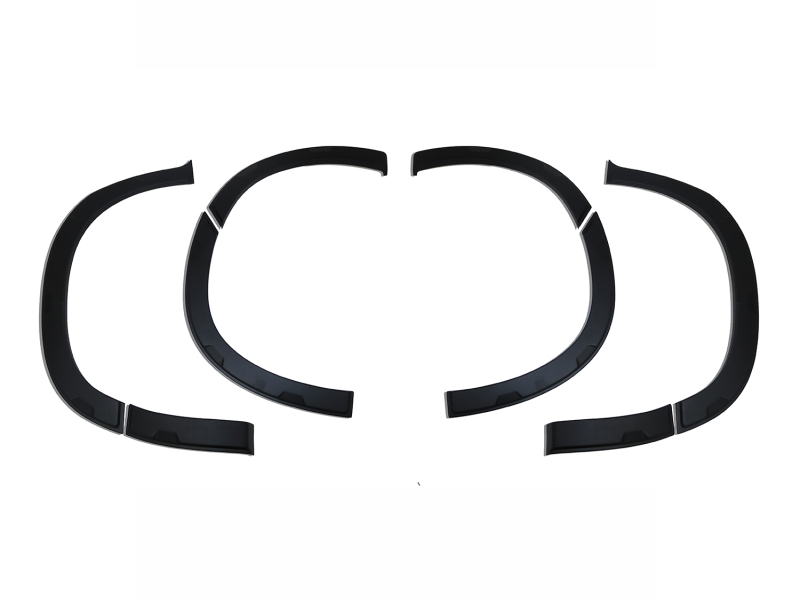 FIAT DOBLO 2023 Set 8 Parça Çamurluk Kaplama Siyah Mat Asa Kum Desen Kısa Şase